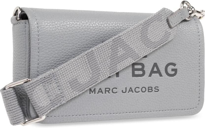 Marc Jacobs De Mini Tas lederen schoudertas Gray Dames - Foto 5