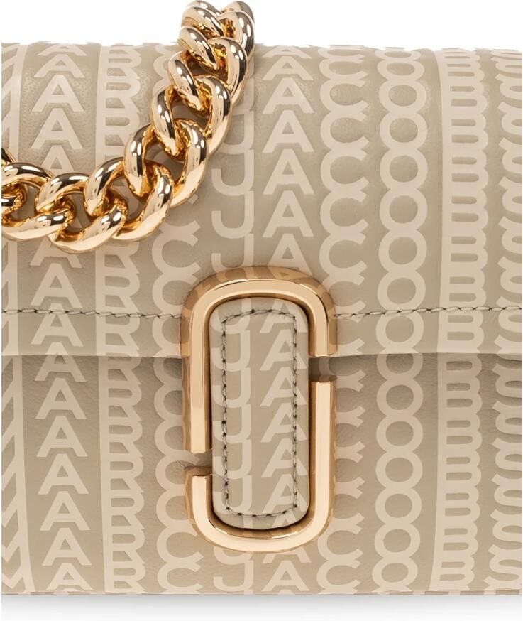 Marc Jacobs Crossbody bags The Monogram Leather J Marc Shoulder Bag in beige