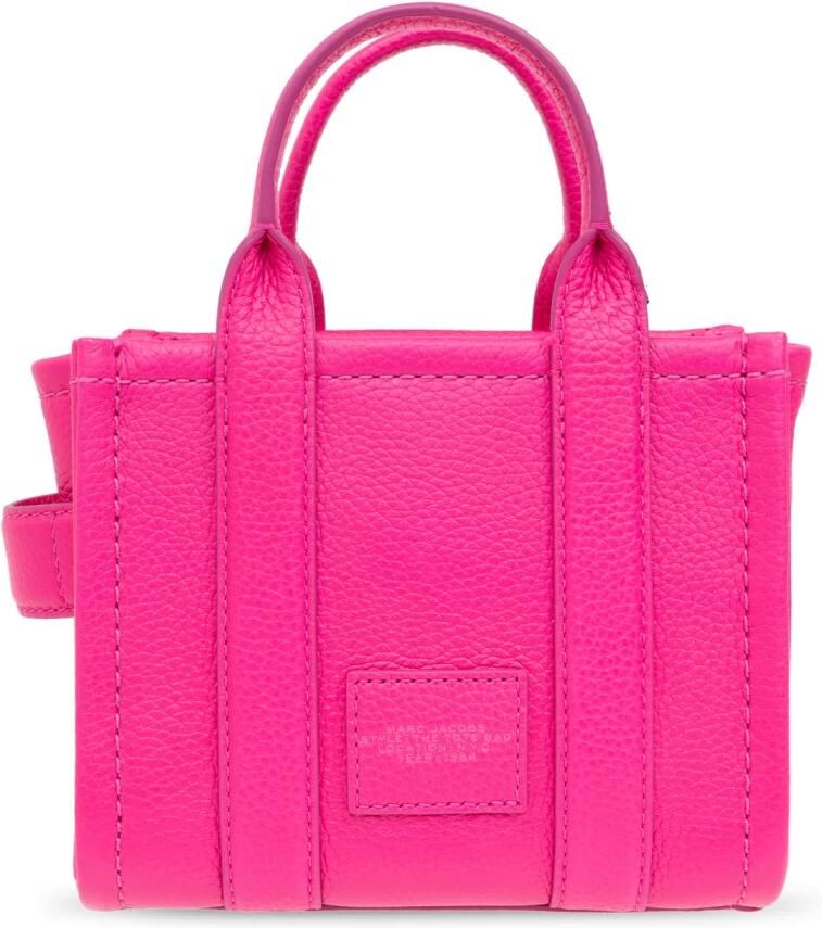 Marc Jacobs Roze Leren Micro Tote Tas Handtas Pink Dames - Foto 2