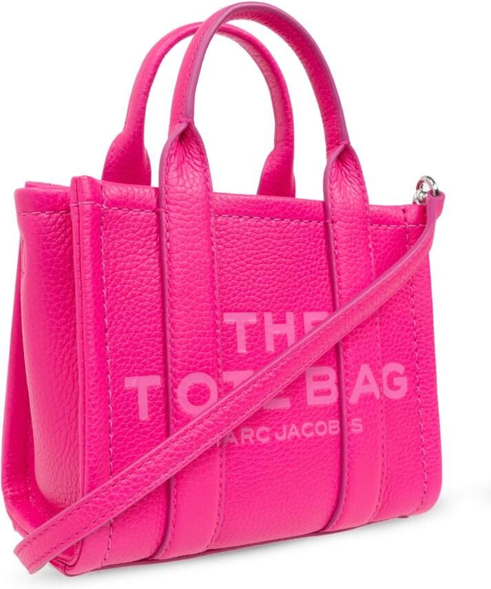 Marc Jacobs Roze Leren Micro Tote Tas Handtas Pink Dames - Foto 4