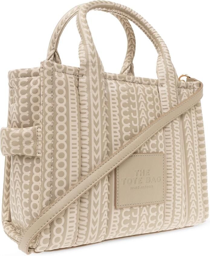 Marc Jacobs Kleine Monogram Tote Tas in Khaki Beige Dames - Foto 5