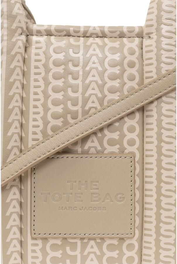 Marc Jacobs Kleine Monogram Tote Tas in Khaki Beige Dames - Foto 7