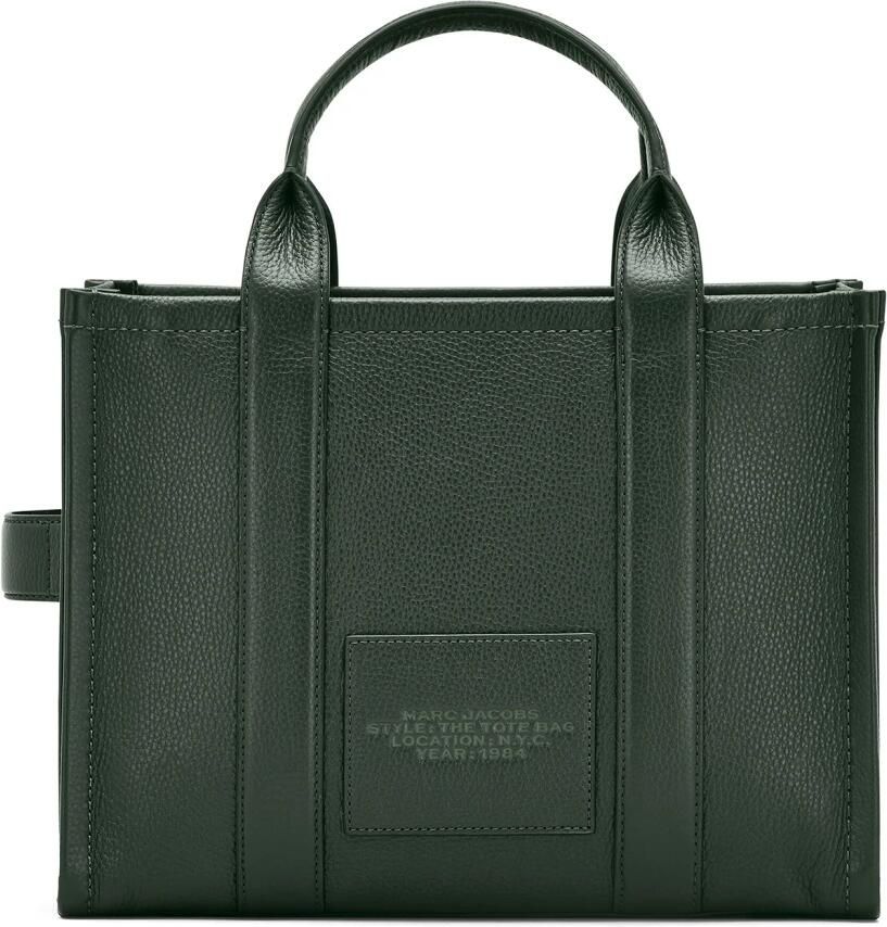 Marc Jacobs Shoppers & Totes The Medium Tote Leather Green in groen - Foto 4