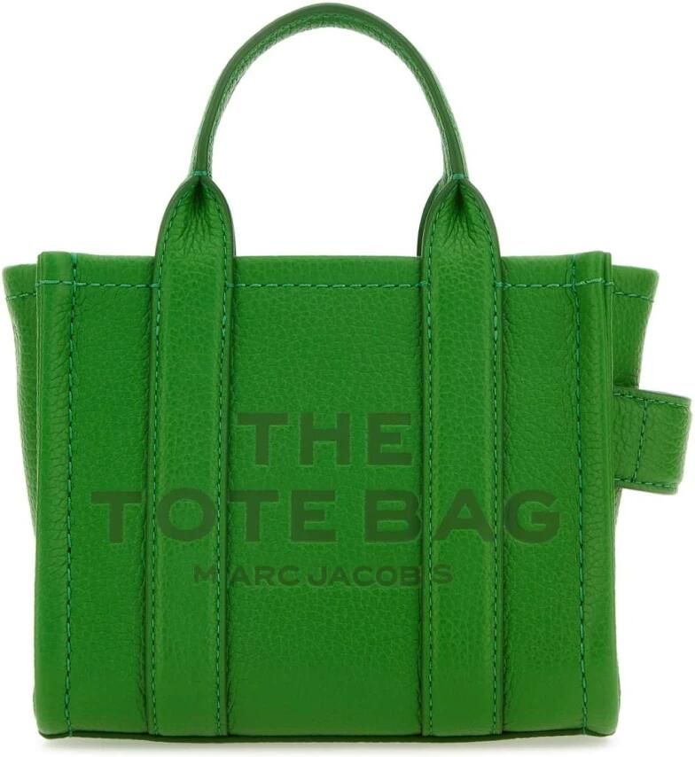 Marc Jacobs Groene Leren Micro Tote Tas Handtas Green Dames