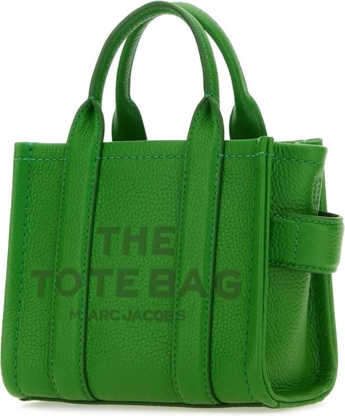 Marc Jacobs Groene Leren Micro Tote Tas Handtas Green Dames - Foto 3