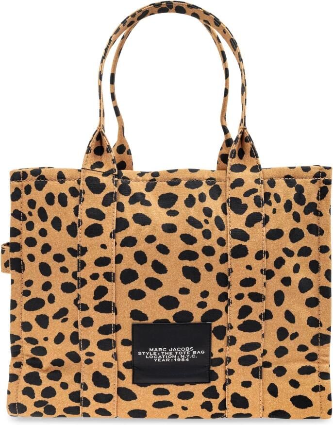 Marc Jacobs Shoppers & Totes 'The Cheetah Canvas Large Tote' Shopping Bag in bruin - Foto 2