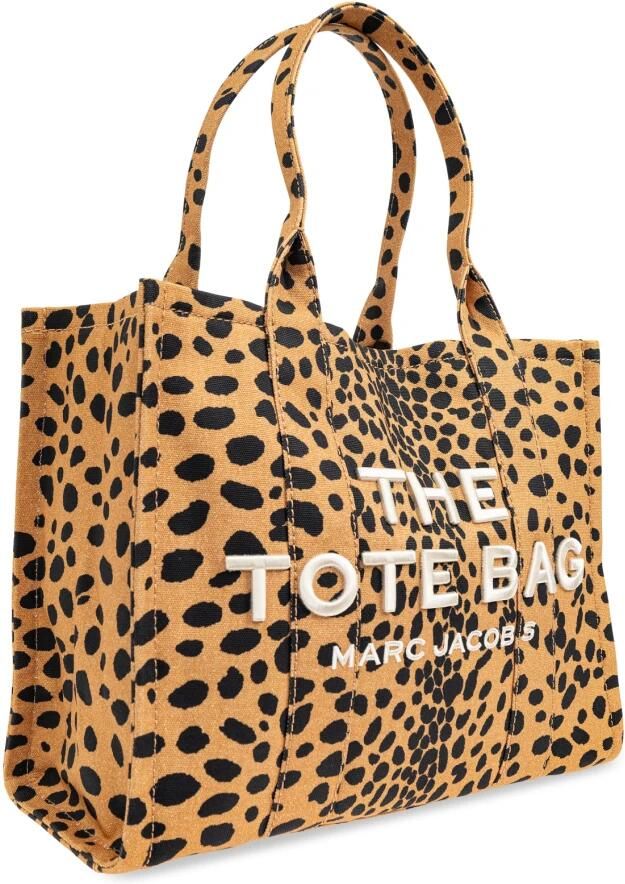 Marc Jacobs Shoppers & Totes 'The Cheetah Canvas Large Tote' Shopping Bag in bruin - Foto 3
