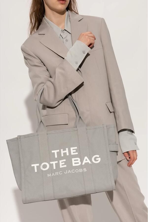 Marc Jacobs Grijze Schoudertas met Chic Print Gray Dames - Foto 3