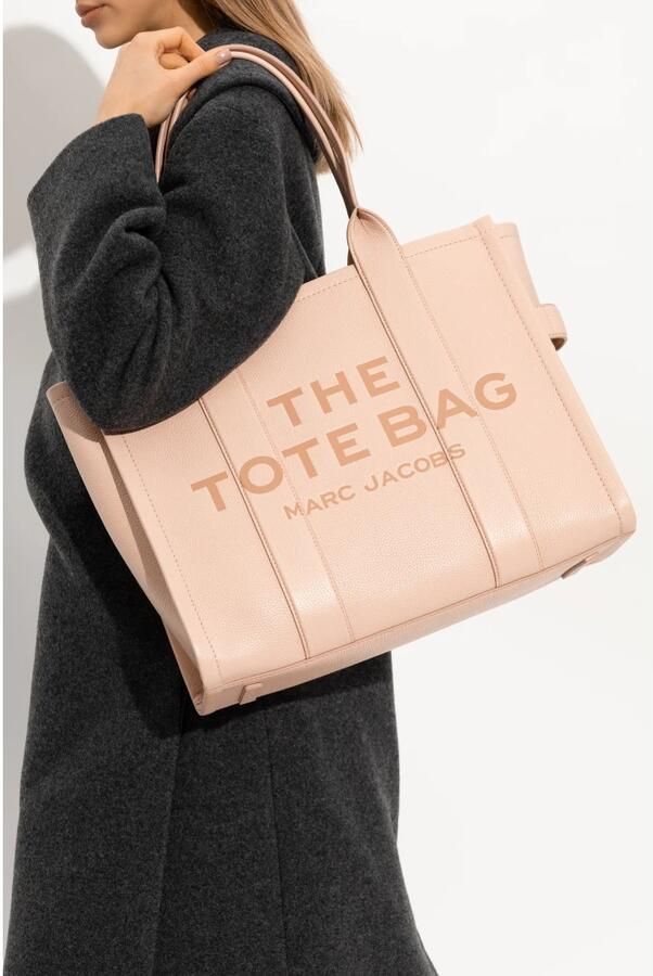 Marc Jacobs Totes The Leather Large Tote Bag in poeder roze - Foto 3