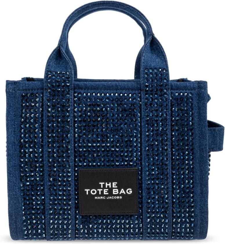 Marc Jacobs Shoppers & Totes The Small Tote Cotton Blue in blauw - Foto 1