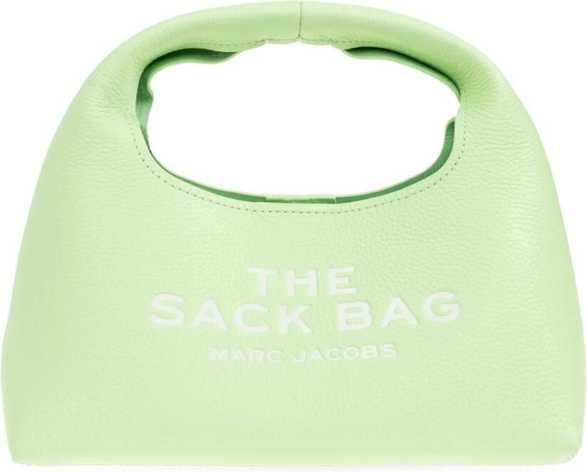 Marc Jacobs Crossbody bags The Mini Sack Purse Leather Green in groen