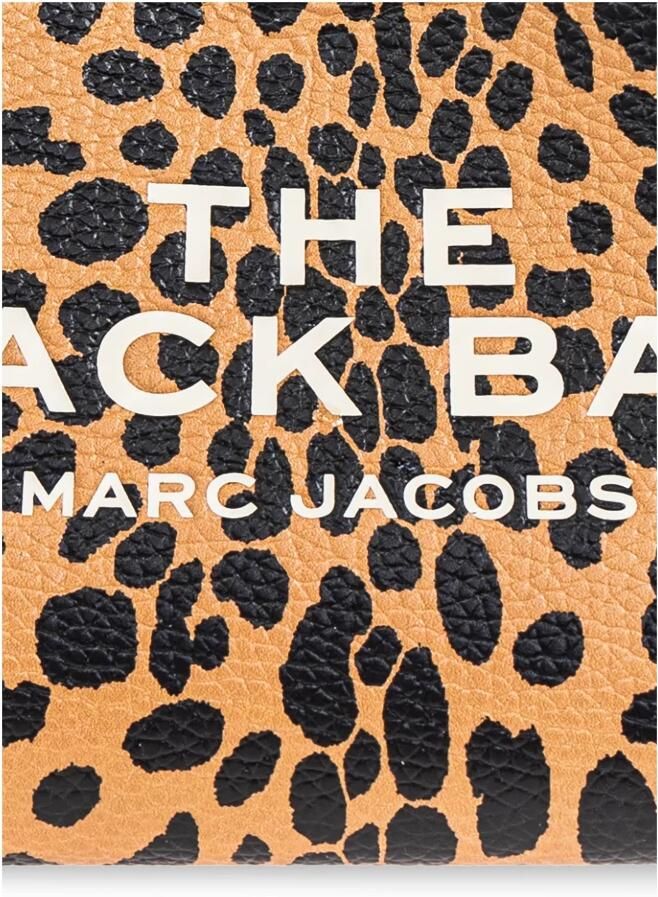 Marc Jacobs Bruine Bedrukte Stoffen Voorlogo Tas Brown Dames - Foto 4