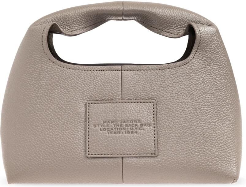 Marc Jacobs Grijze Leren Mini Sack Tas Gray Dames - Foto 7