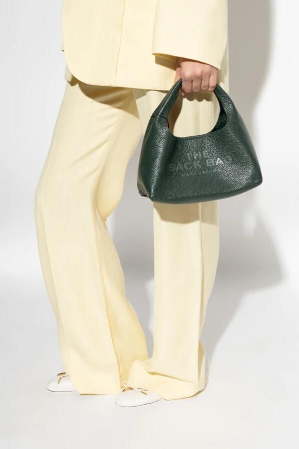 Marc Jacobs Crossbody bags The Mini Sack Purse Leather Green in groen