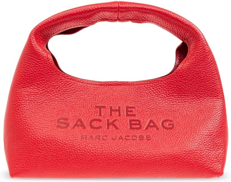 Marc Jacobs Crossbody bags The Mini Sack Purse Leather Red in rood