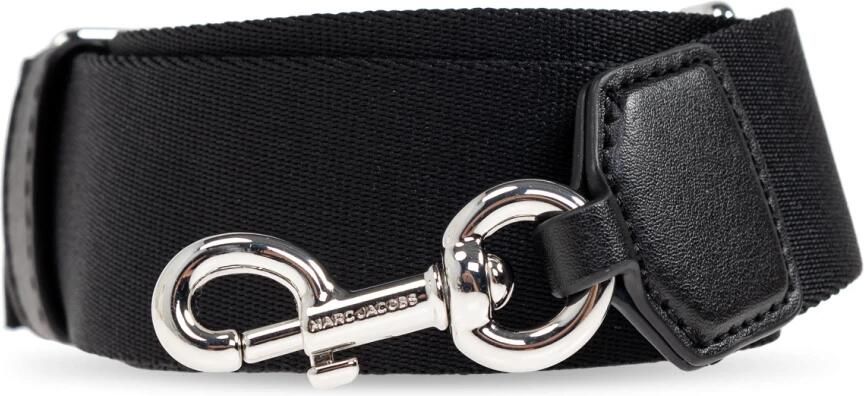 Marc Jacobs Canvas Logo Print Sterborduurwerk Tas Black Dames - Foto 7