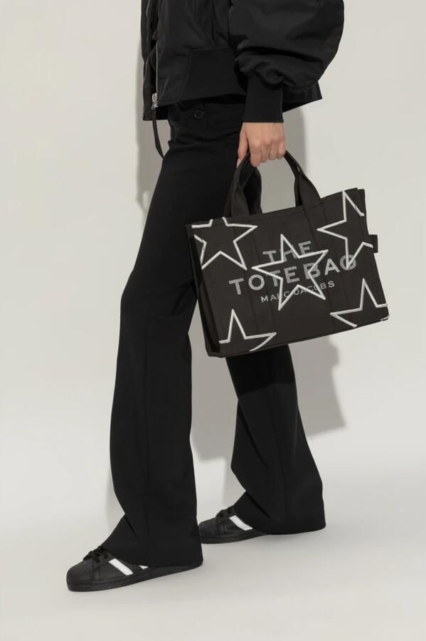 Marc Jacobs Geborduurde Sterren Canvas Tote Tas Black Dames - Foto 10