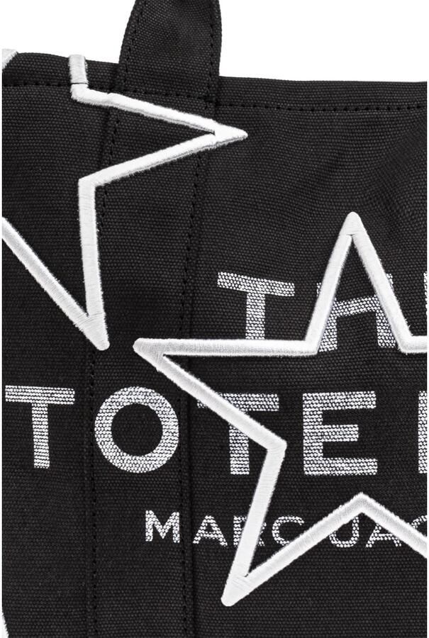 Marc Jacobs Geborduurde Sterren Canvas Tote Tas Black Dames - Foto 8