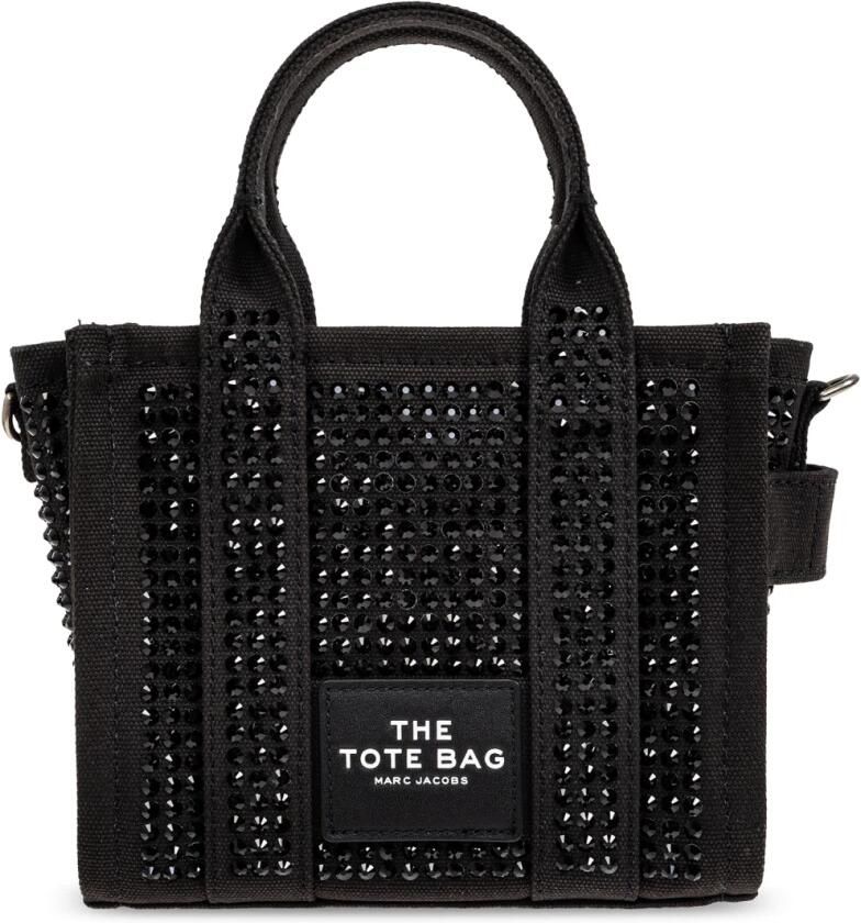 Marc Jacobs Zwarte schoudertas met strass design Black Dames