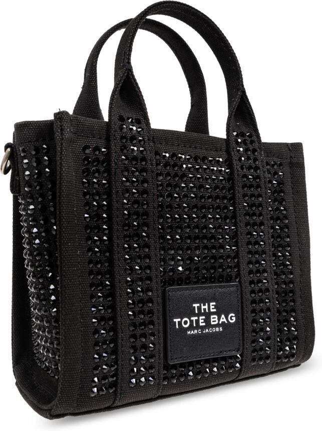 Marc Jacobs Zwarte schoudertas met strass design Black Dames - Foto 4