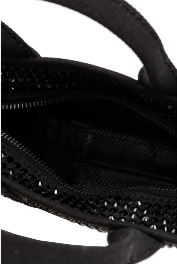 Marc Jacobs Zwarte schoudertas met strass design Black Dames - Foto 5