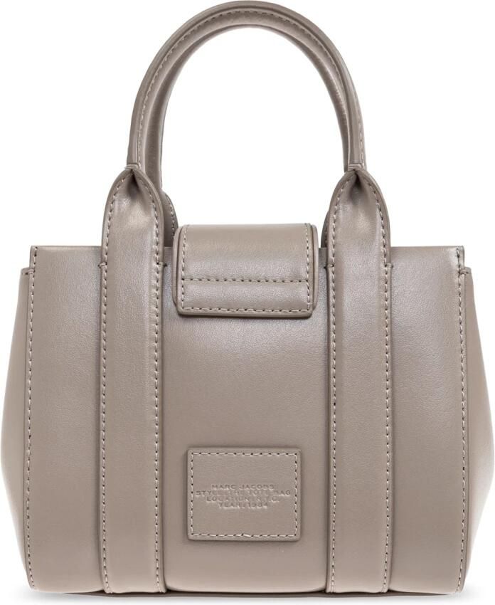Marc Jacobs Shoppers & Totes The Crossbody Leather Grey in grijs - Foto 3