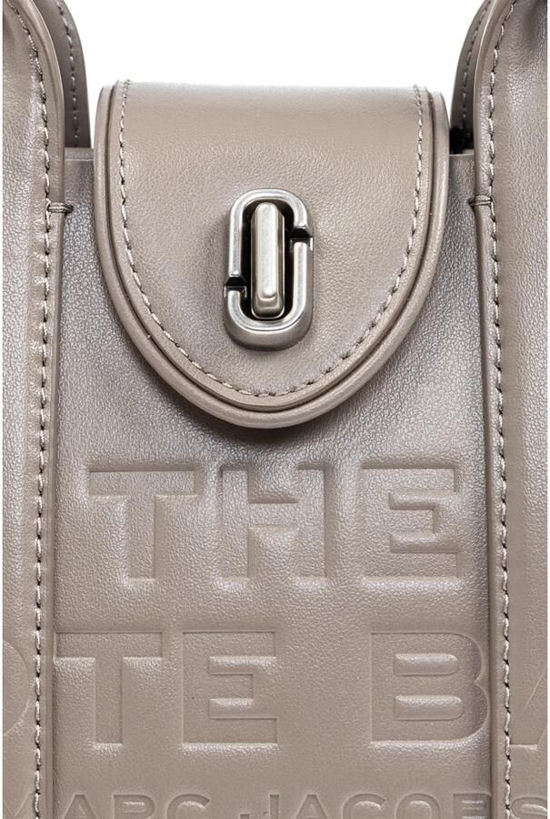 Marc Jacobs Shoppers & Totes The Crossbody Leather Grey in grijs - Foto 5