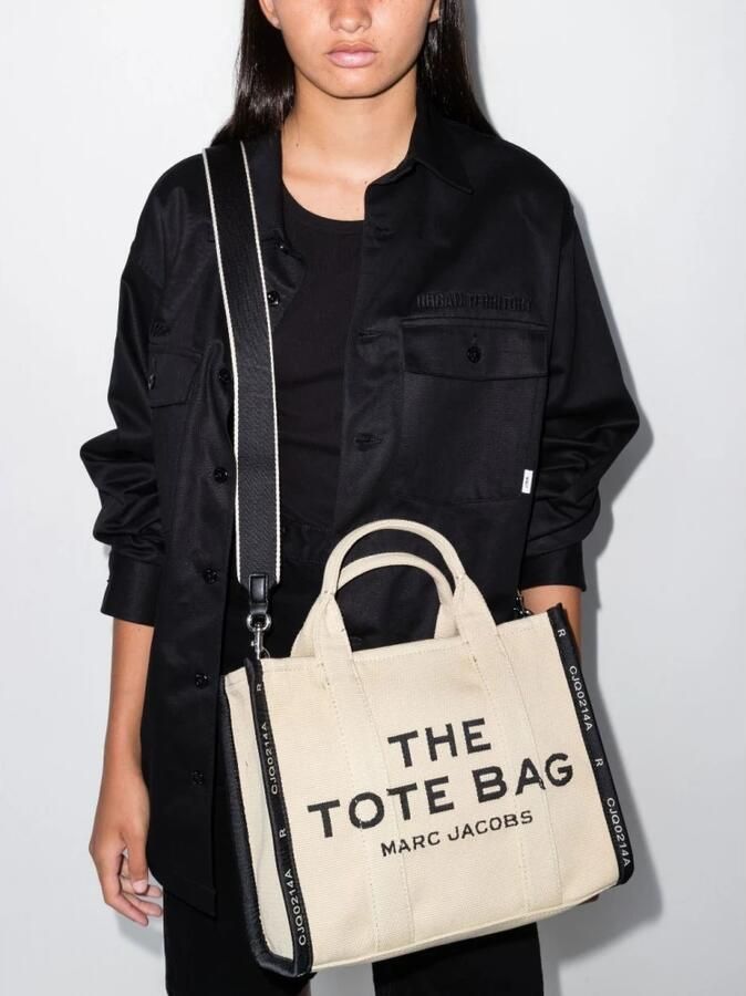 Marc Jacobs Stijlvolle Tote Handtas met Verstelbare Band Beige Dames - Foto 6