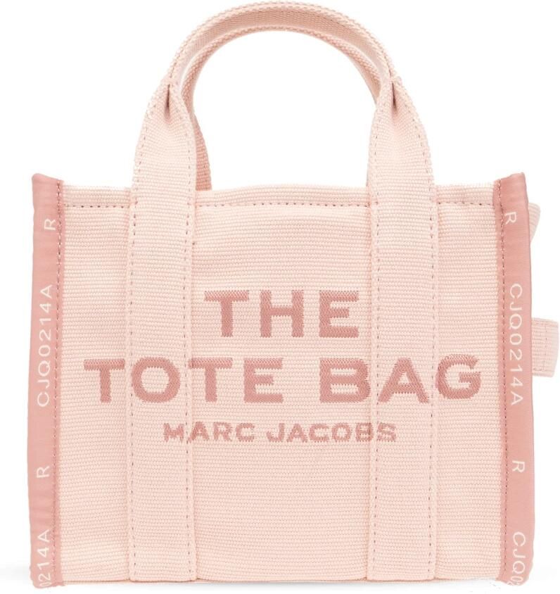 Marc Jacobs Stijlvolle Roze & Paarse Shopper Tas Pink Dames
