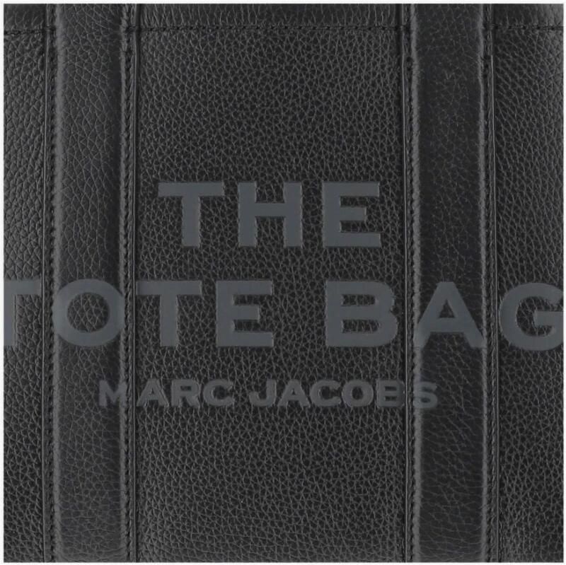 Marc Jacobs De Leren Mini Reizigerstas in zwart leer Black Dames - Foto 3