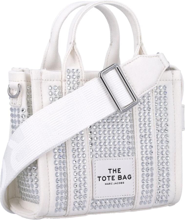 Marc Jacobs Shoppers & Totes 'The Crystal Canvas Crossbody Tote' Crossbody Bag in wit - Foto 3