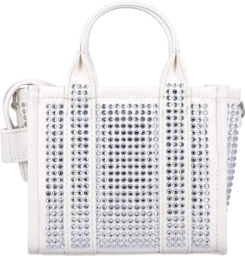 Marc Jacobs Shoppers & Totes 'The Crystal Canvas Crossbody Tote' Crossbody Bag in wit - Foto 2