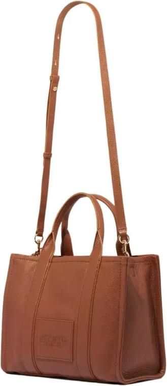 Marc Jacobs Gestructureerde Leren Tote Handtas met Schouderband Brown Dames - Foto 10