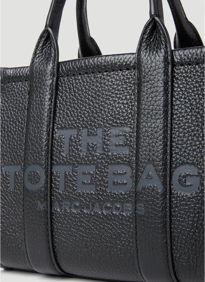 Marc Jacobs Korrelig lederen Crossbody Tote Tas Black Dames - Foto 6
