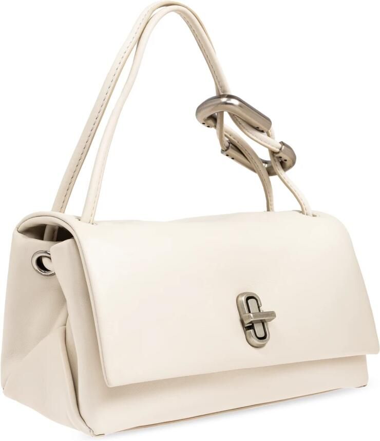Marc Jacobs Crossbody bags The Lil Link Purse Leather White in beige - Foto 3