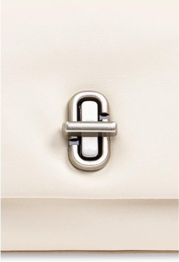 Marc Jacobs Crossbody bags The Lil Link Purse Leather White in beige - Foto 4