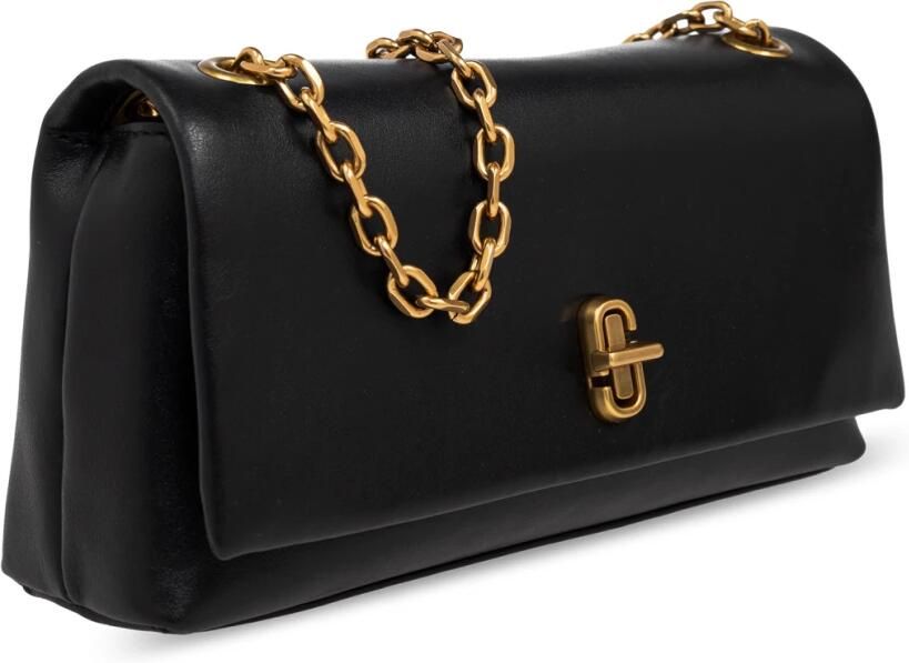 Marc Jacobs Zwarte leren kettingportemonnee schoudertas Black Dames - Foto 5