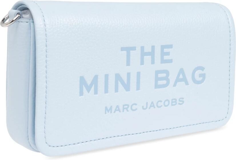 Marc Jacobs Blauwe Kalfsleren Mini Tas met Klep Blue Dames - Foto 5