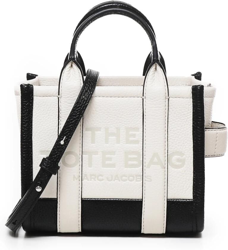 Marc Jacobs Leren Schoudertas met Logo Multicolor Dames