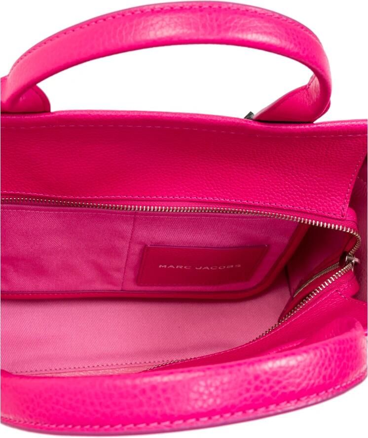 Marc Jacobs Totes & shoppers The Medium Tote Leather Pink in roze - Foto 3