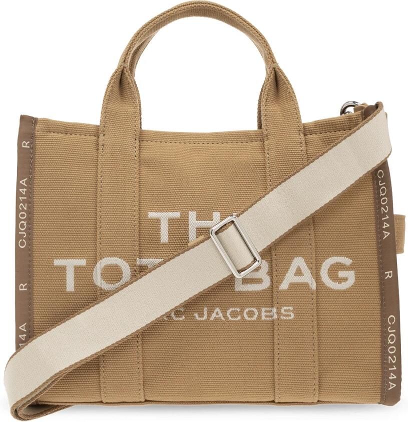 Marc Jacobs The Jacquard Medium Tote Bag in Kameel Brown Dames - Foto 2