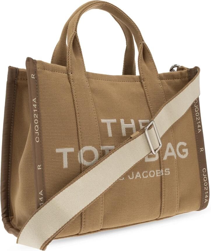 Marc Jacobs The Jacquard Medium Tote Bag in Kameel Brown Dames - Foto 4
