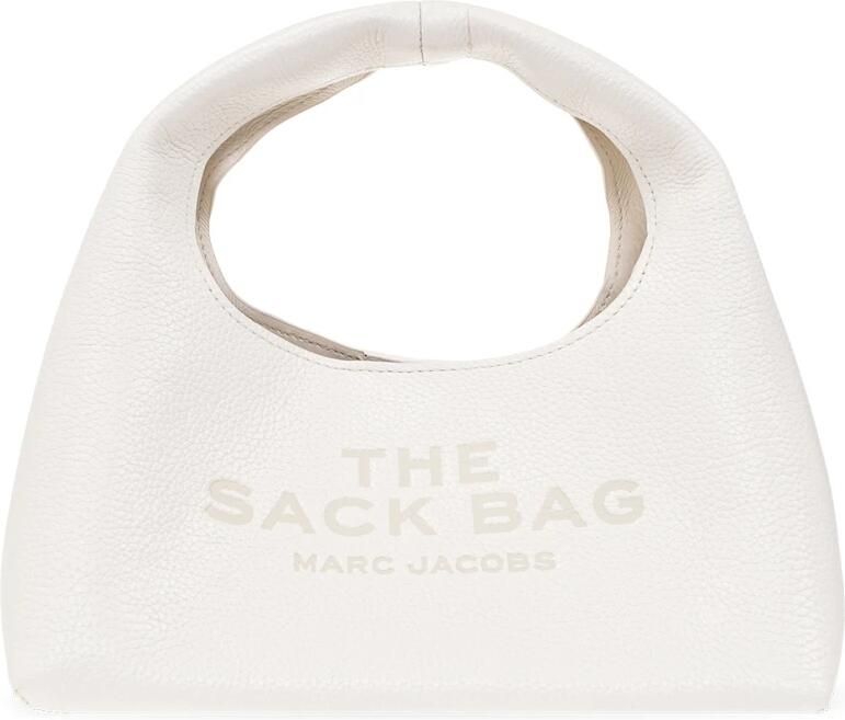 Marc Jacobs Crossbody bags The Mini Sack Bag Leather White in wit