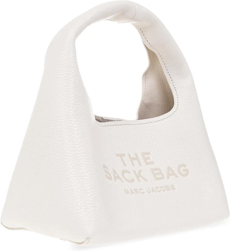 Marc Jacobs Crossbody bags The Mini Sack Bag Leather White in wit - Foto 3