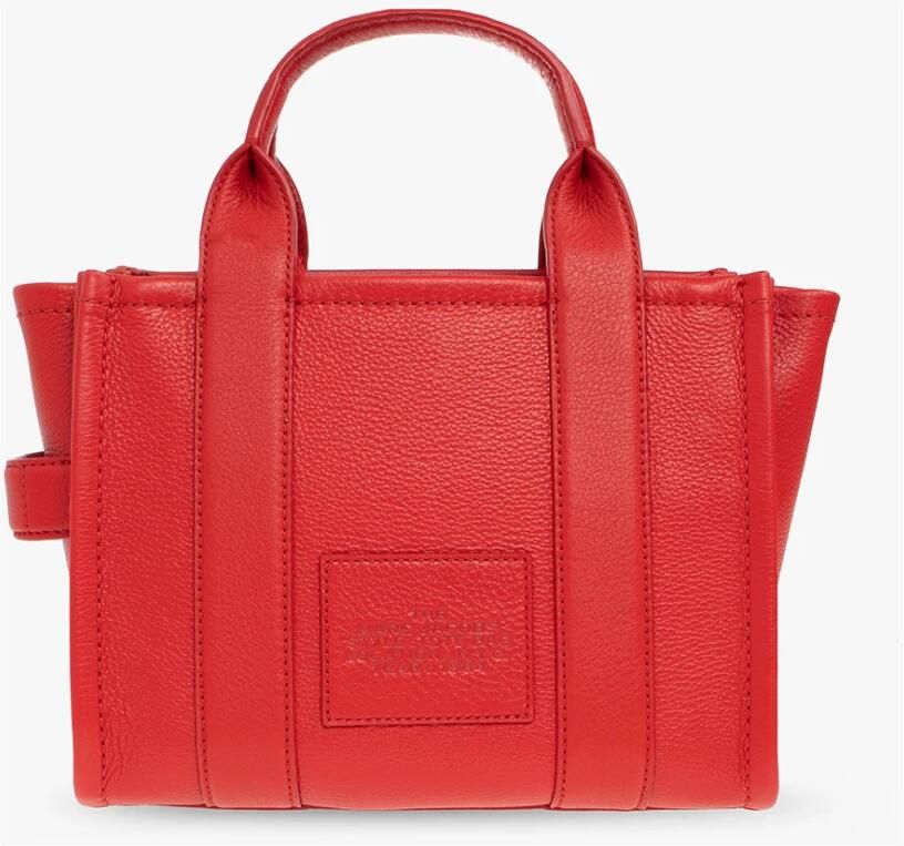 Marc Jacobs Rode Leren Tote Tas Ritssluiting Red Dames - Foto 5