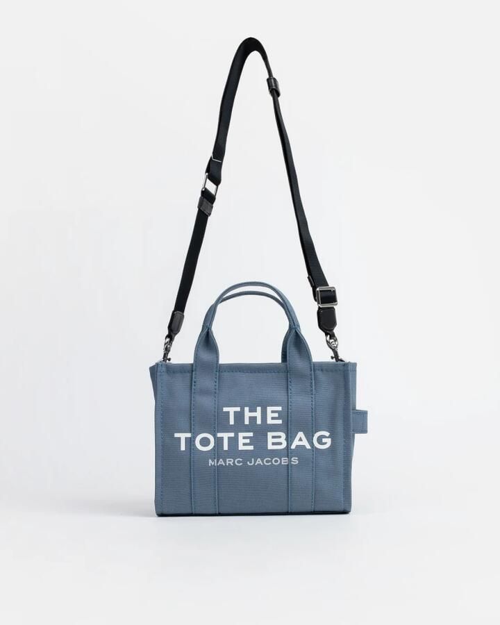 Marc Jacobs Blauwe Schaduw Canvas Kleine Tote Handtas Blue Dames - Foto 4