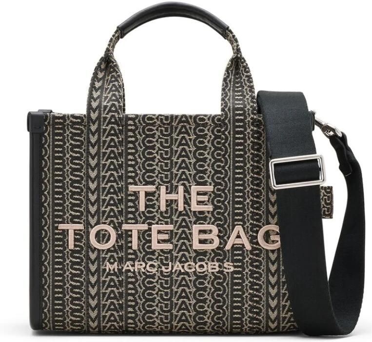 Marc Jacobs Monogram Jacquard Top Handtas Black Dames