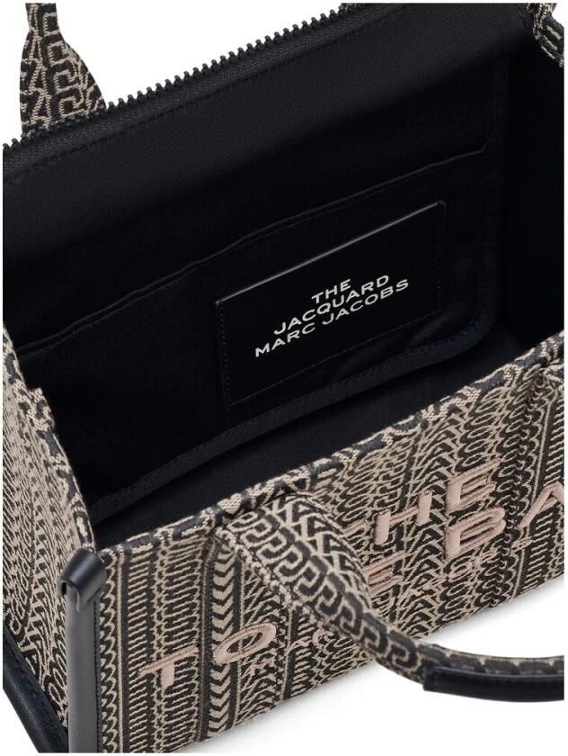 Marc Jacobs Monogram Jacquard Top Handtas Black Dames - Foto 3