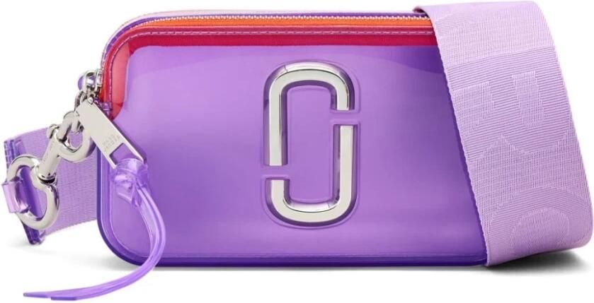 Marc Jacobs Paarse PVC Crossbody Tas met Afneembare Band Purple Dames