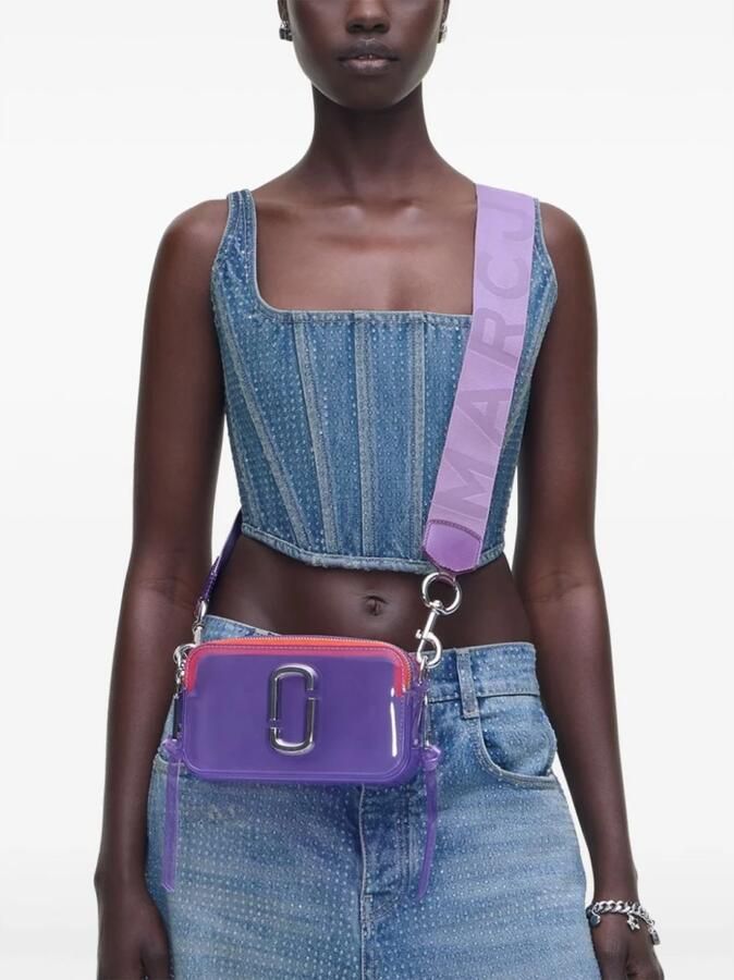 Marc Jacobs Paarse PVC Crossbody Tas met Afneembare Band Purple Dames - Foto 3